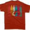 Antique Orange Back Broome Boab and Peal Lugger T shirt