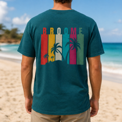 Cable Beach Apparel Classic Cable Beach Palm Trees t shirt.