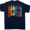 Navy Back Broome Palm Tree t shirt