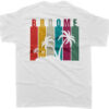White Back Broome Palm Tree t shirt